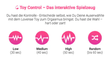 Steuer das Sextoy des Girls | direkt im Visit X Livestream